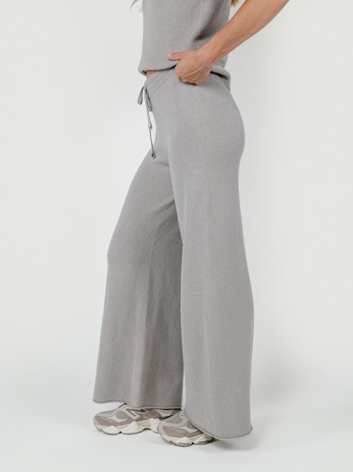 PANTALONI IN MAGLIA TORTORA 0370176 0447 BIMOR 