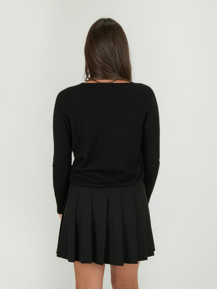MAGLIA CON TASCHINE NERA 0220/06 0010 BIMOR 