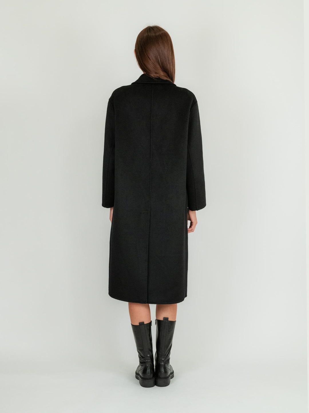 CAPPOTTO OVER DOPPIOPETTO NERO JULIE NERO ANDREA MORANDO 