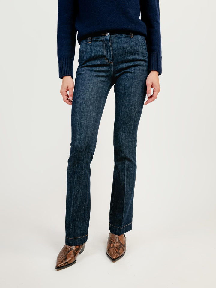 JEANS A ZAMPA LAVAGGIO SCURO 87482CAR ZERO ANDREA MORANDO 