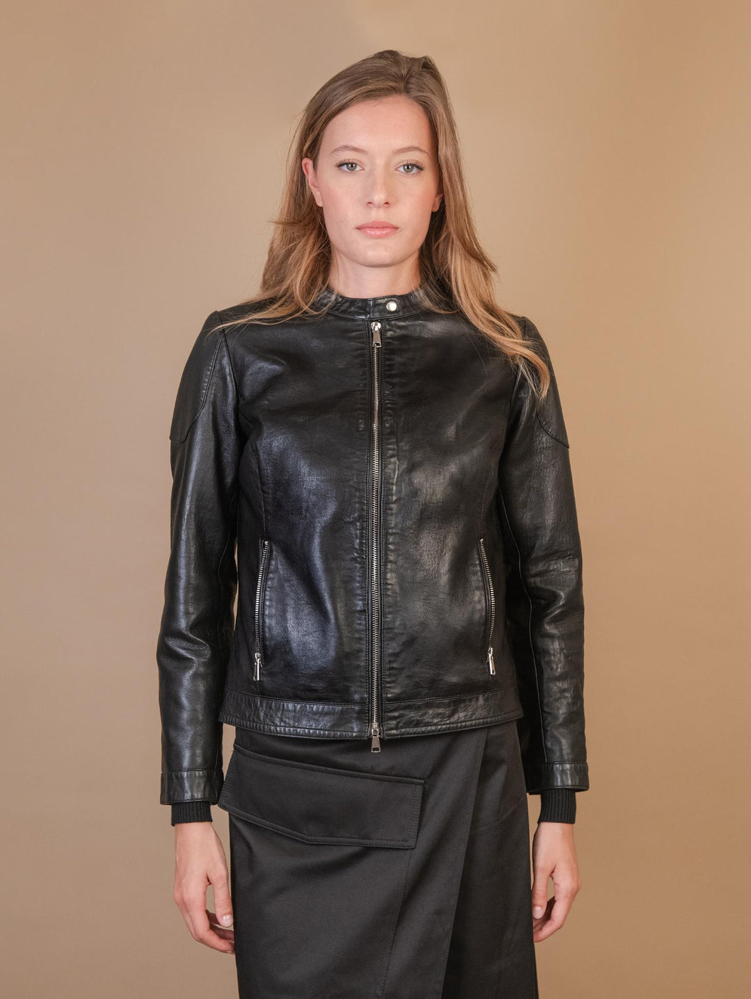 CHIODO  FODERATOIN PELLE NERO IDOL 20 JACK LEATHER 