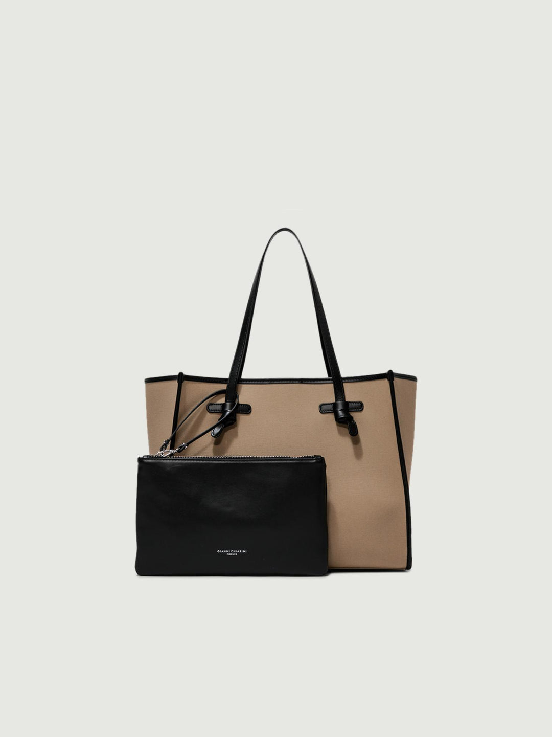 Shopping Marcella in tessuto cappuccino 6850 CNV-SE 13172 GIANNI CHIARINI 