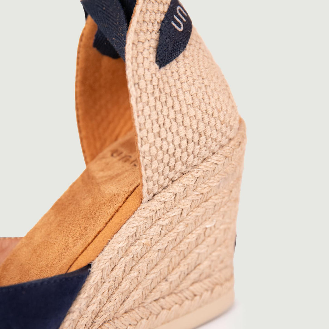 ESPADRILLAS SCAMOSCIATA BLU CON LACCI CARNOT OCEAN UNISA 