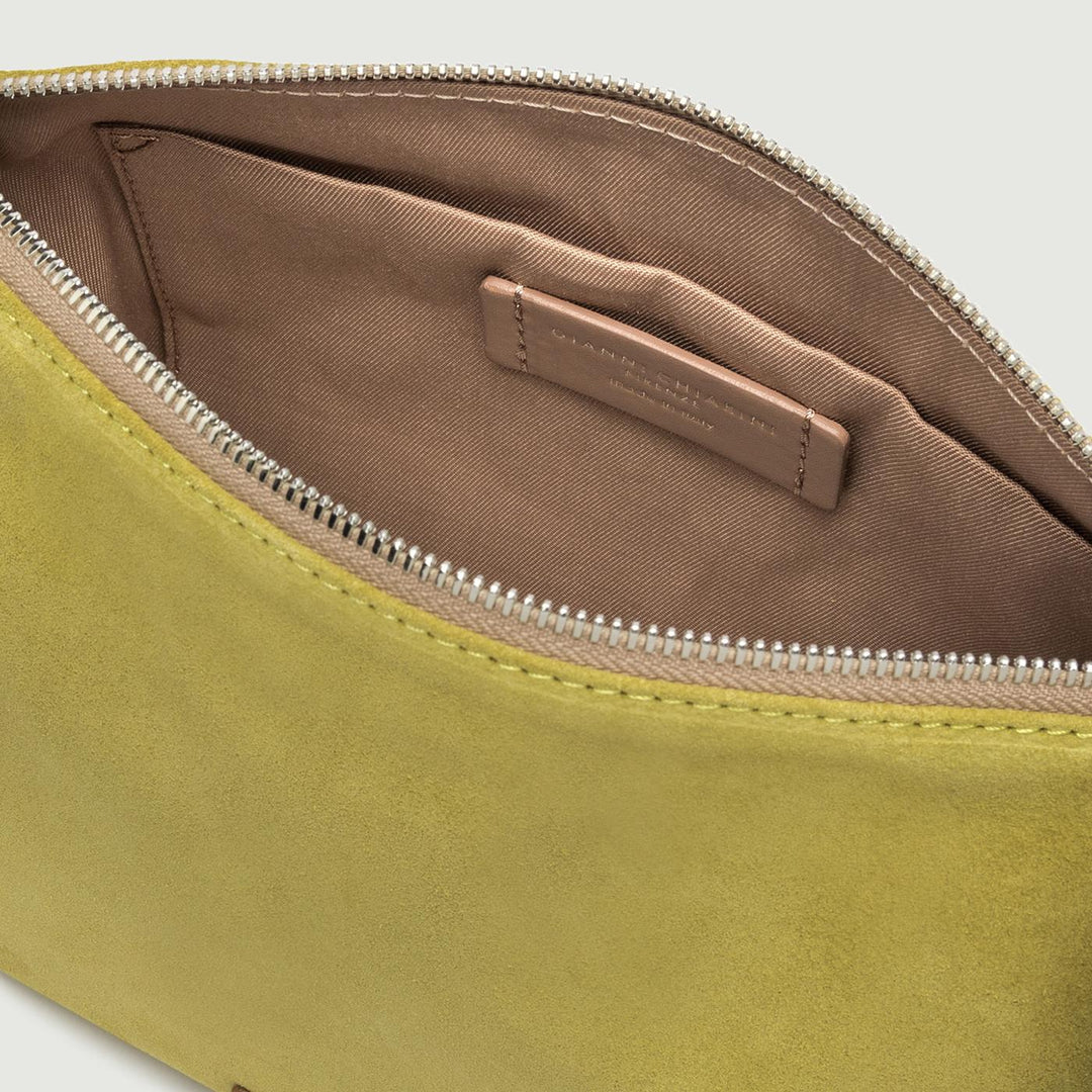 Borsa a mano Nora in camoscio sunny light BS 10225/24PE CM-PL 13313 GIANNI CHIARINI 