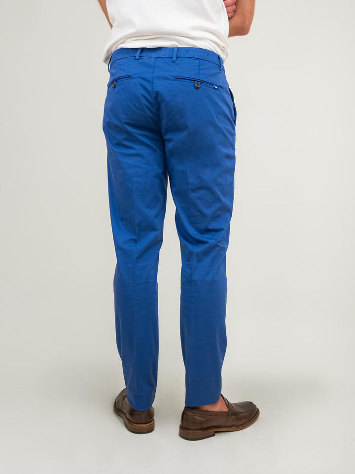 PANTALONE IN COTONE COLOR AVIO T83/STR 899 NOLAB 