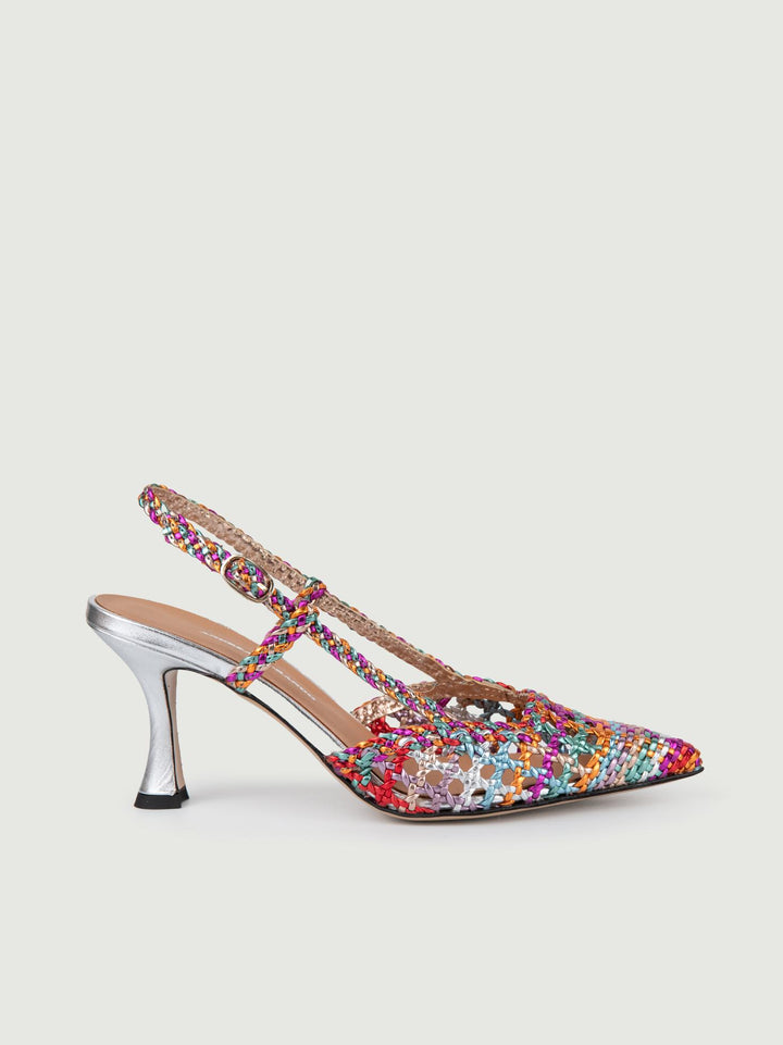 CHANEL SLING BACK CON INTRECCIO MULTICOLOR 5120 MULTICOLOR ANDREA MORANDO 