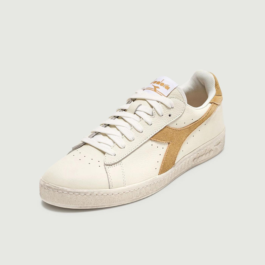 SNEAKERS GAME L LOW WAXED BIANCO BEIGE 501 180188C9592 DIADORA 