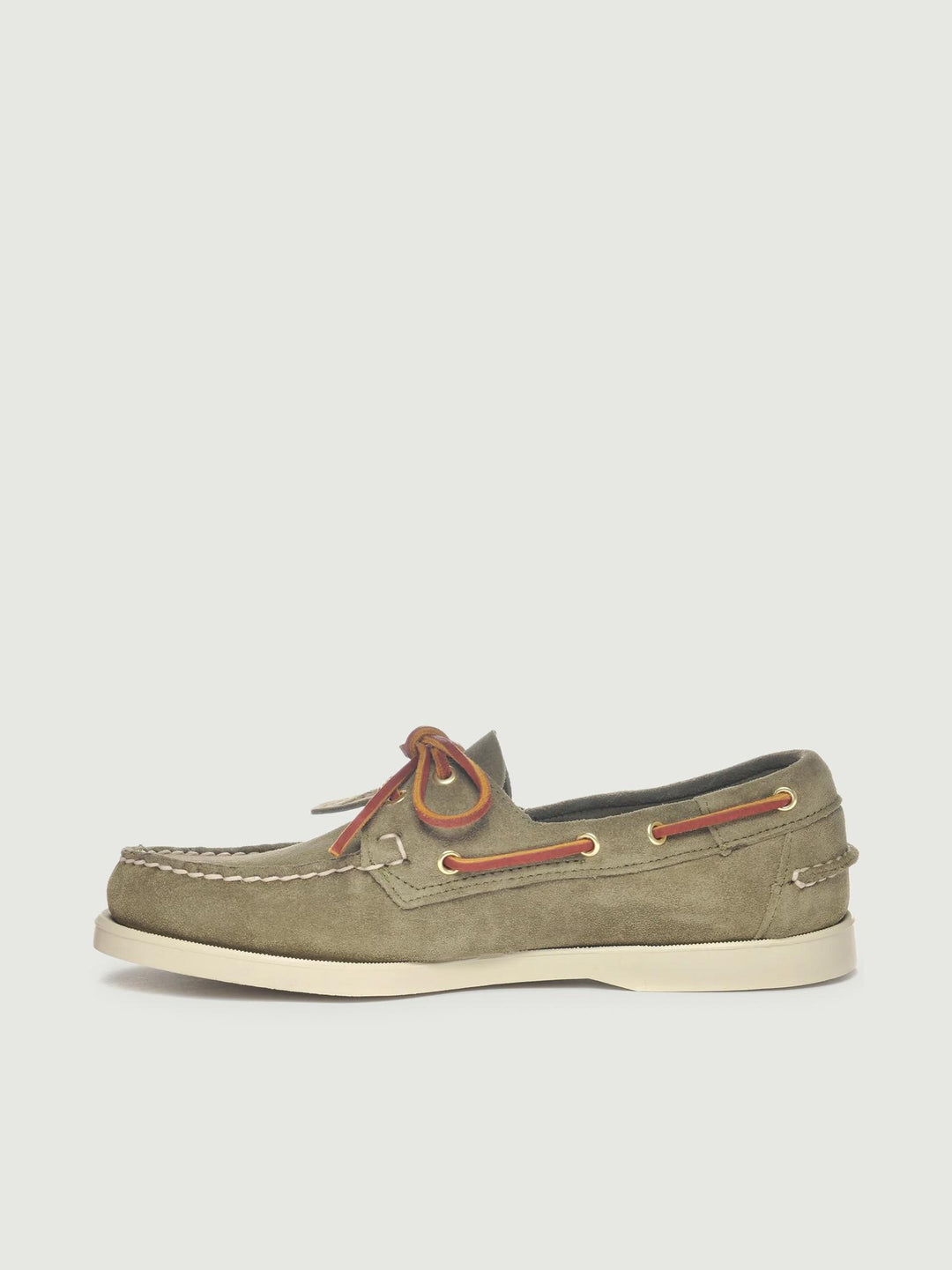 Mocassino Docksides Portland Artisan in pelle scamosciata verde 78123GW AFP SEBAGO 