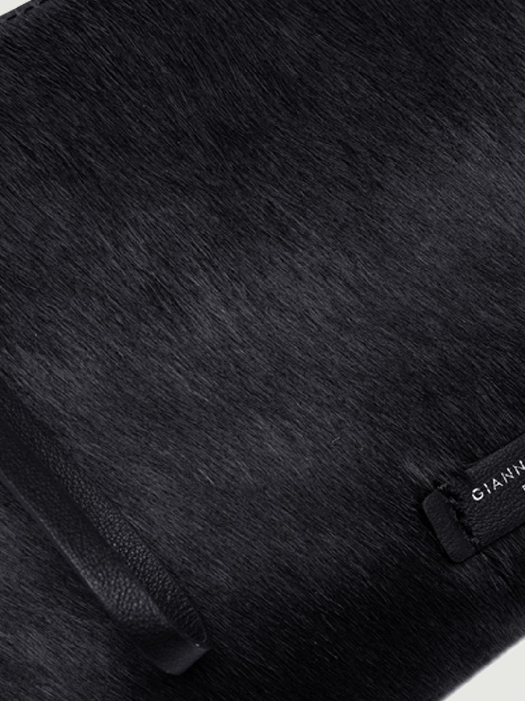 Clutch Hermy in pelle martellata nera 3905 HORSY 001 GIANNI CHIARINI 