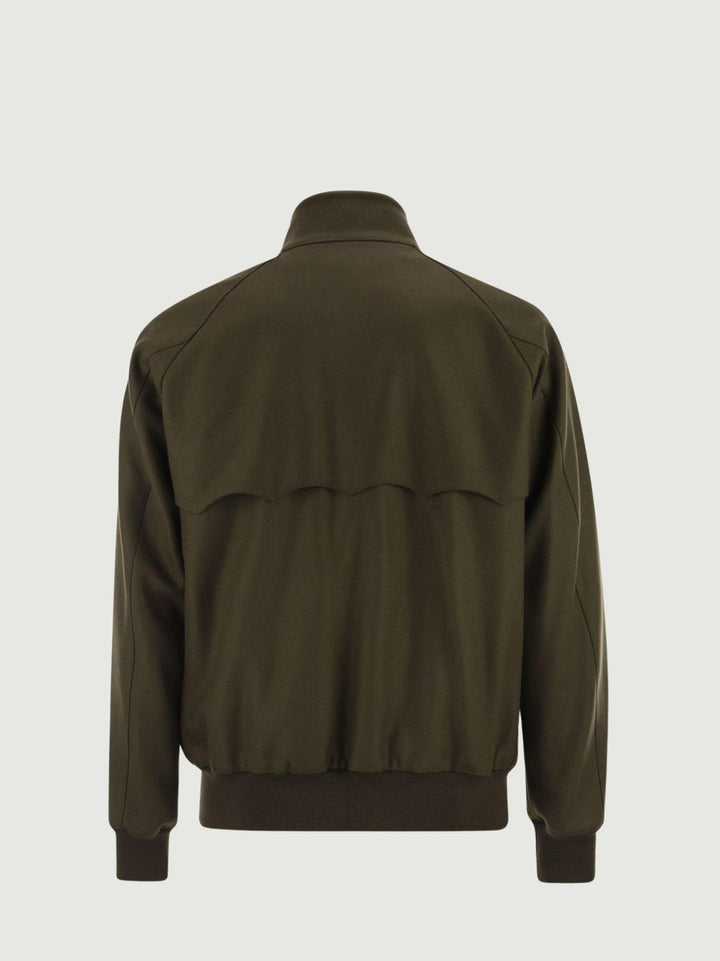GIACCA G9 MELTON IN LANA VERDE BEECH 1076 8185 BARACUTA 