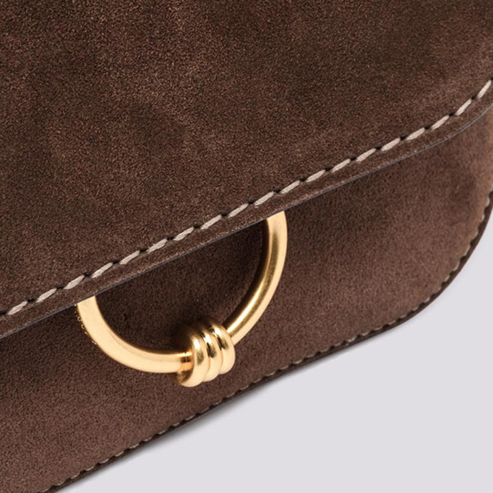 BORSA tracolla Meg In suede testa moro BS 9015 CM-PLMCP 166 GIANNI CHIARINI 