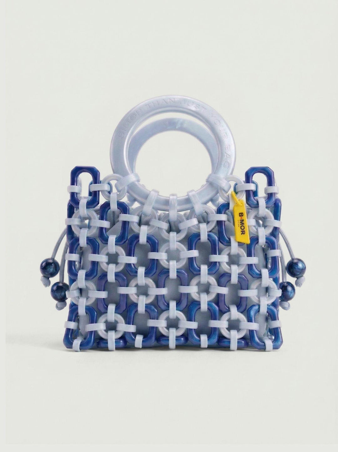 Borsa a mano Doll in resina sky pearl DOLL+BB BLU PERLA+AZZURRA BIMOR 
