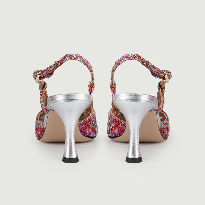 CHANEL SLING BACK CON INTRECCIO MULTICOLOR 5120 MULTICOLOR ANDREA MORANDO 