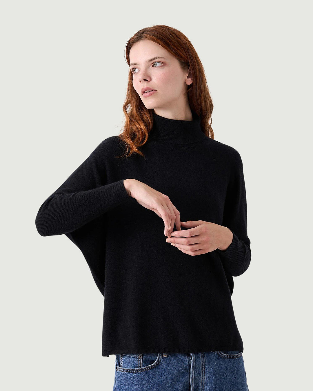 DOLCEVITA CLARA IN CASHMERE ECO-FRIENDLY NERO CLARA BLACK ABSOLUT CASHMERE 