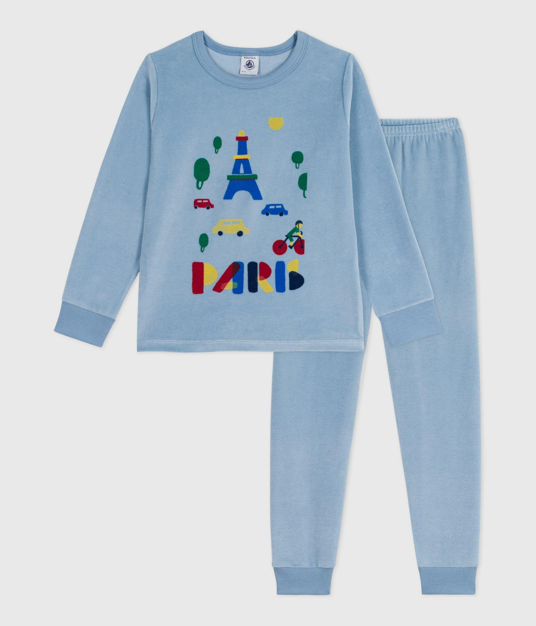 Pigiama in ciniglia bambino A0E9R 01 PETIT BATEAU 