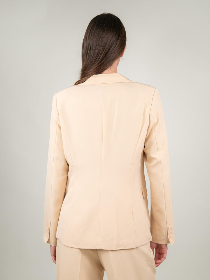 Blazer monopetto beige