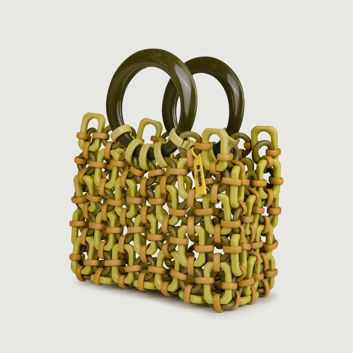 BORSA CON MANICI IN RESINA MULTICOLOR LIME "DOLL" DOLL LIME BIMOR 