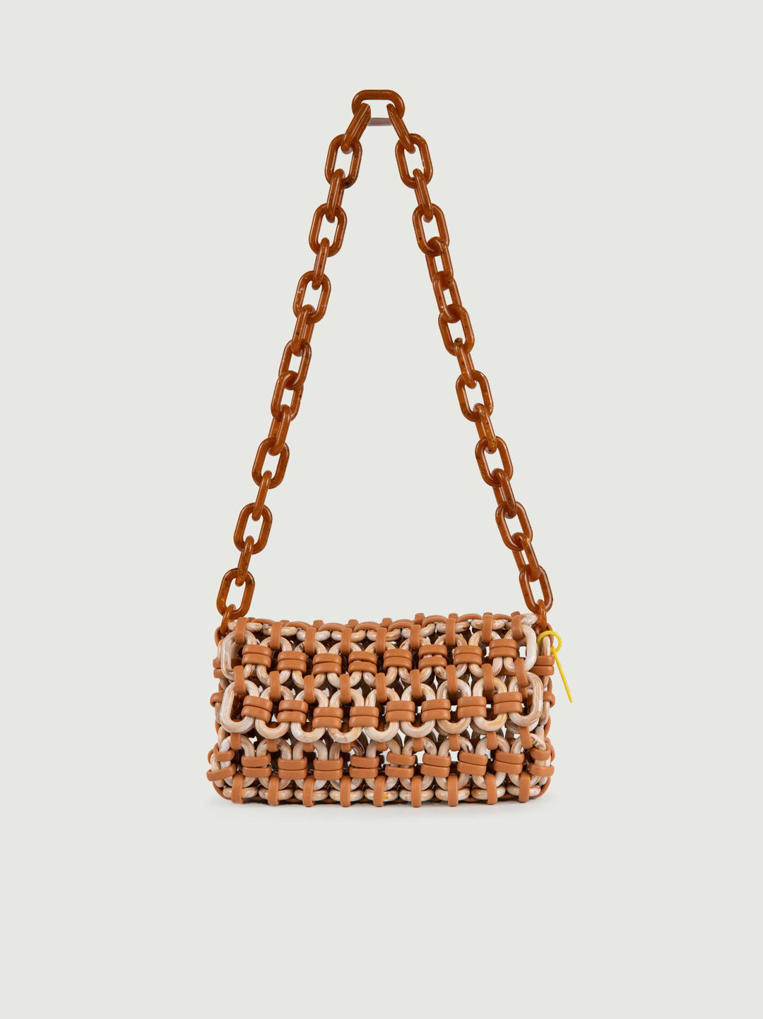 BORSA HER IN RESINA MULTICOLOR CARAMELLO
