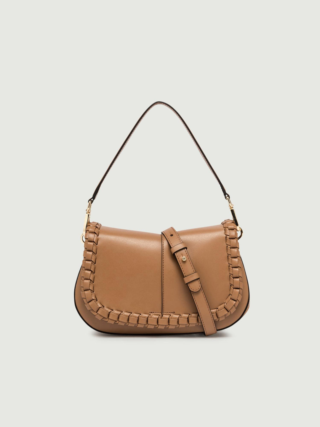 Borsa a spalla Helena Round special in pelle cuoio BS 10848 PRCK-THR 7042 GIANNI CHIARINI 