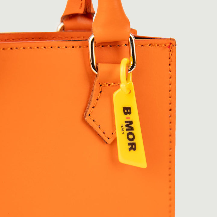 BORSA IN PELLE ARANCIO BABY BABY ARANCIONE BIMOR 