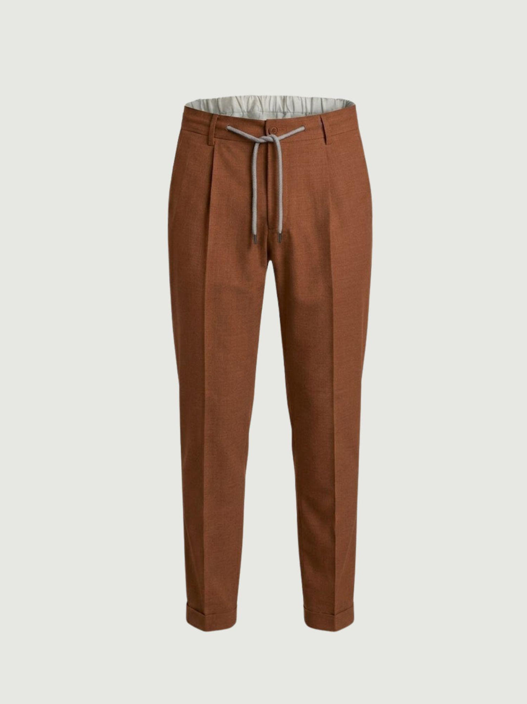 Pantalone  tela paracadute con coulisse in cotone ruggine CO0073M 5002 ANDREA MORANDO 
