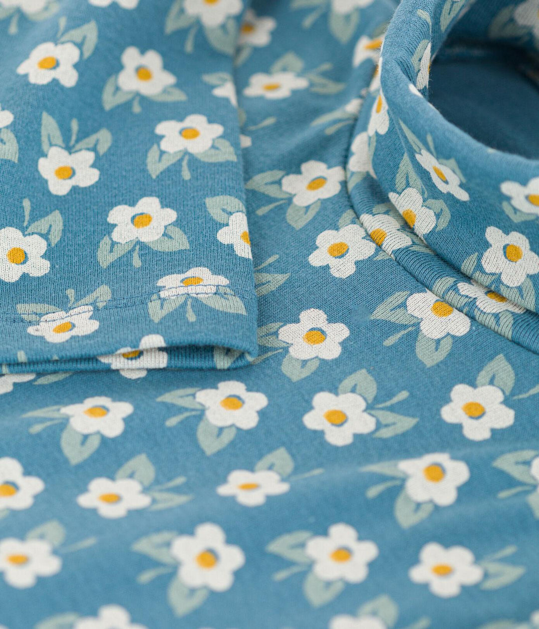DOLCEVITA FANTASIA A FIORI IN COTONE BAMBINA A08P4 13 PETIT BATEAU 