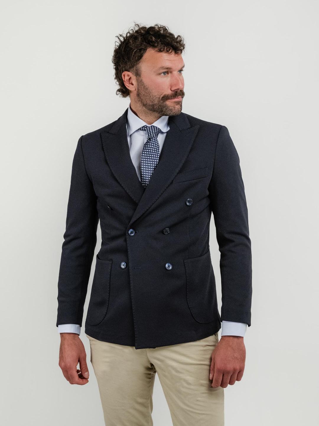 BLAZER DOPPIOPETTO BLU NOTTE LORIS BLU NOTTE ANDREA MORANDO 
