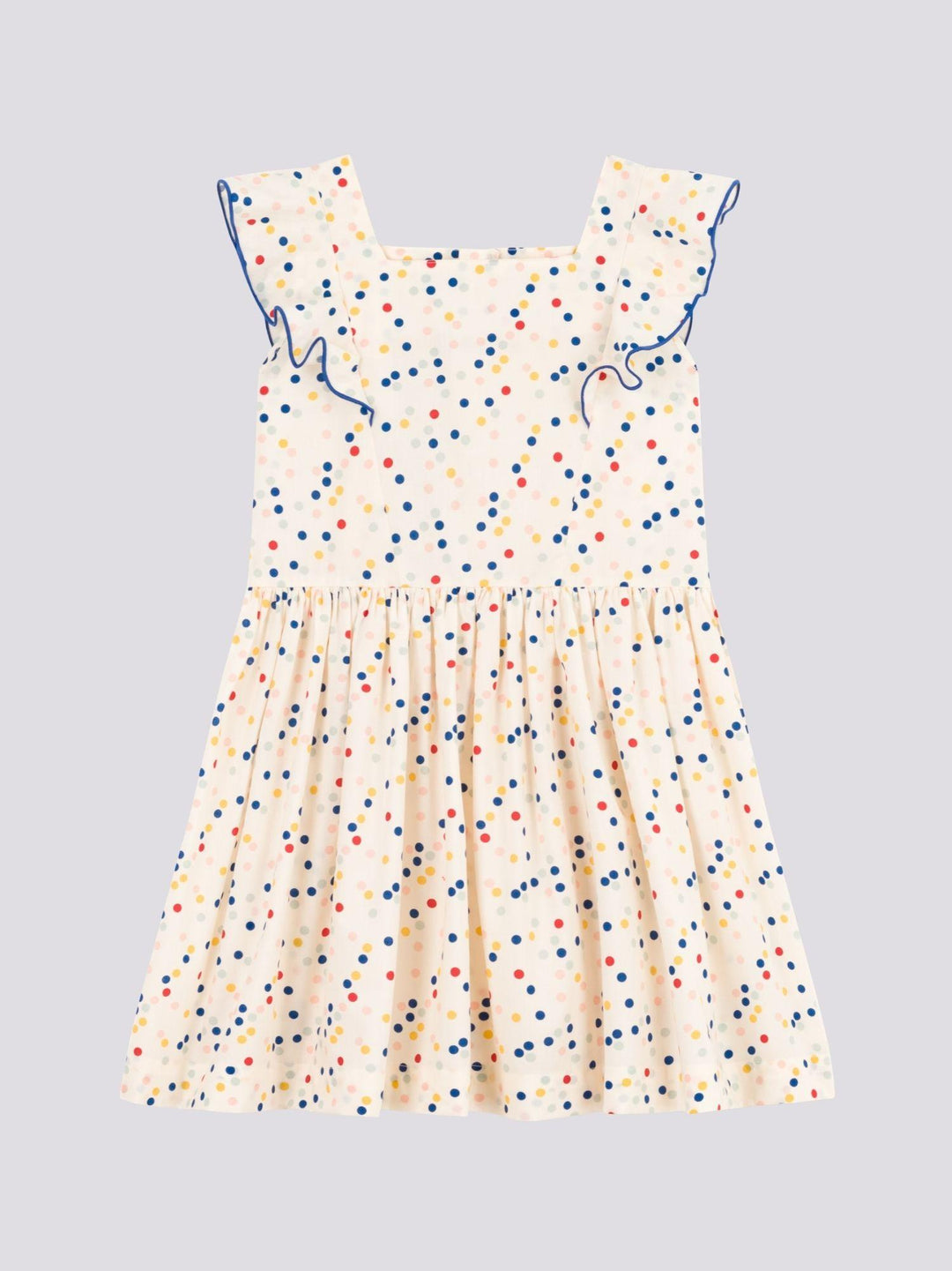 ABITO STAMPATO IN POPELINE BAMBINA A09NL 01 PETIT BATEAU 