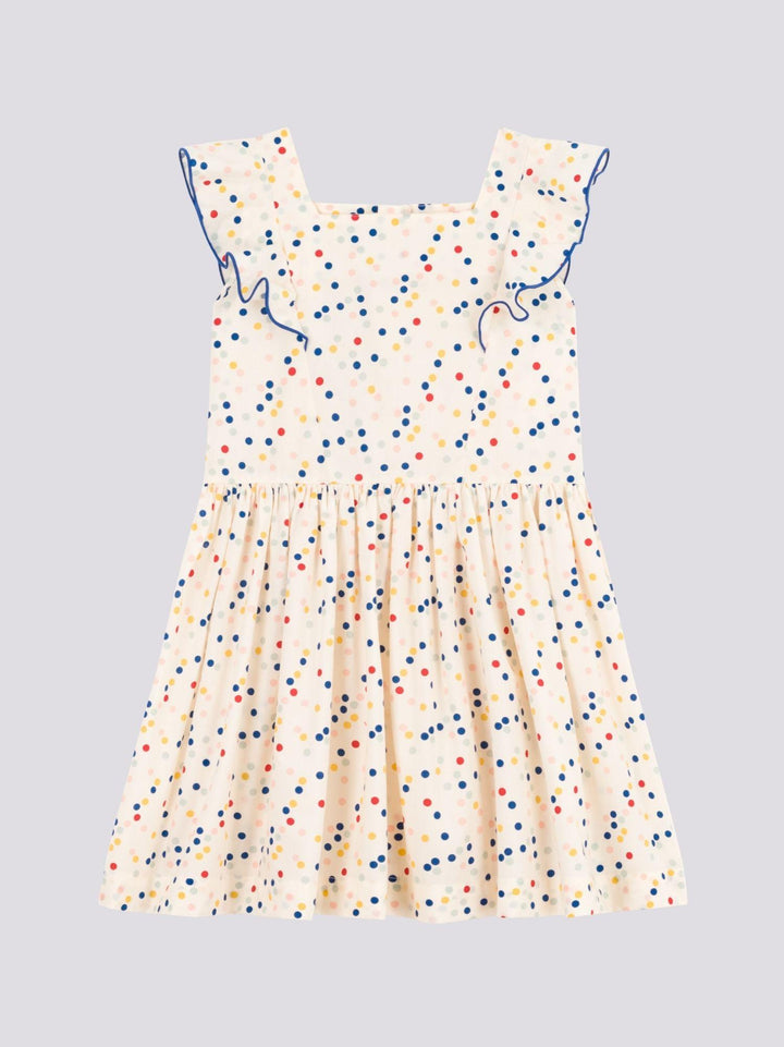 ABITO STAMPATO IN POPELINE BAMBINA A09NL 01 PETIT BATEAU 
