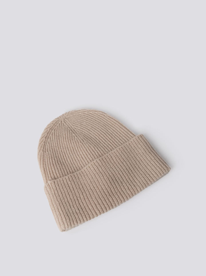 Berretto Hortense in cashmere beige HORTENSE BEIGE ABSOLUT CASHMERE 