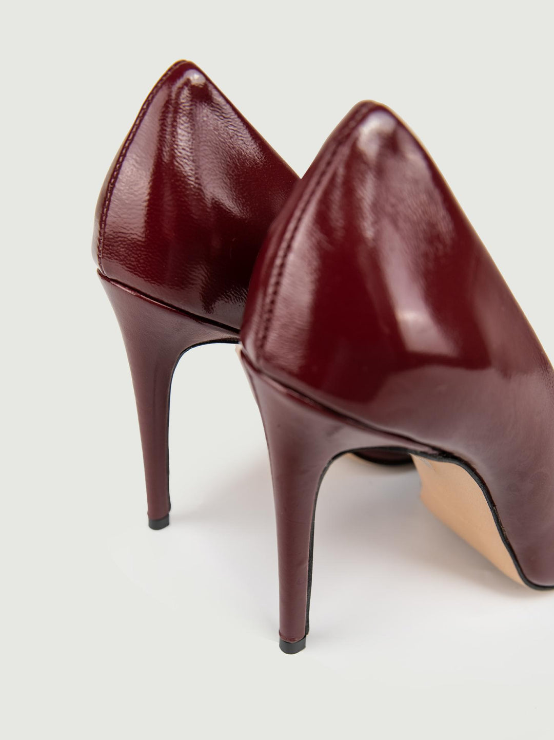 DÉCOLLETÉ IN PELLE NAPLAK BORDEAUX V400723977 BORDEAUX ANDREA MORANDO 