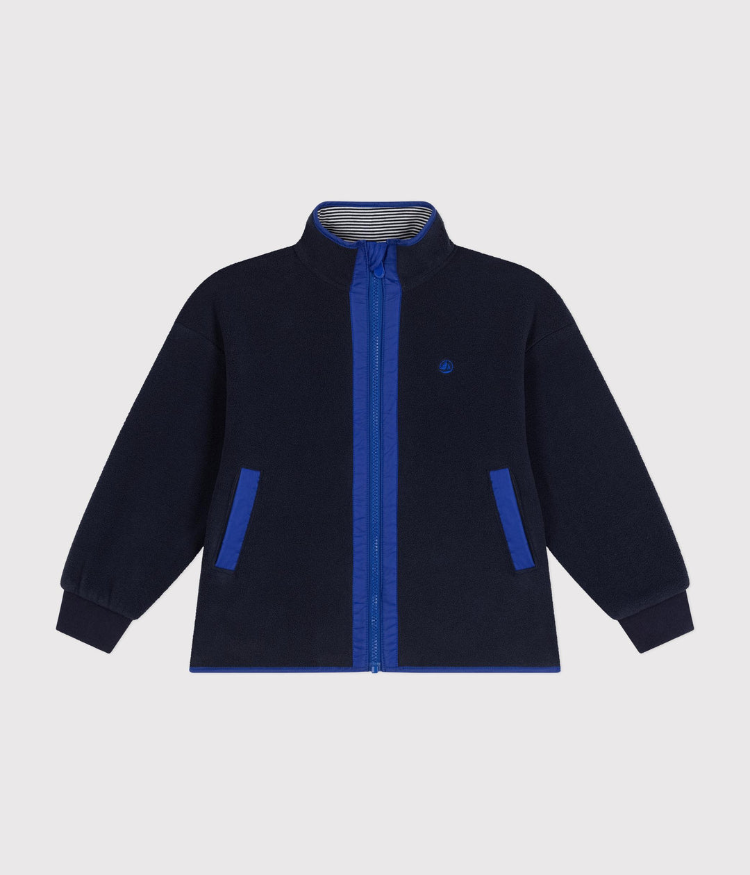 Giacca da giorno in pile con cerniera bambino A0AZ4 01 PETIT BATEAU 