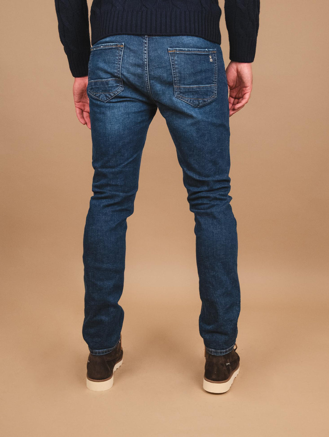 JEANS 5 TASCHE IN DENIM SCURO SLIM FIT IBANEZ SLIM FIT B2 UNIFORM 