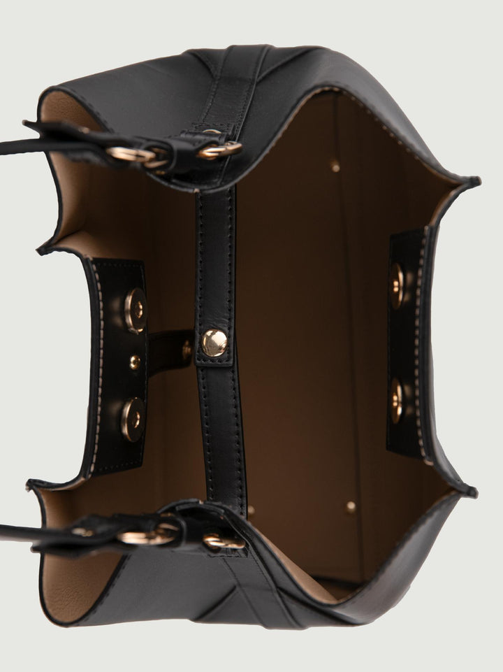 SECCHIELLO IN PELLE NERO 388 NERO GIANNI NOTARO 