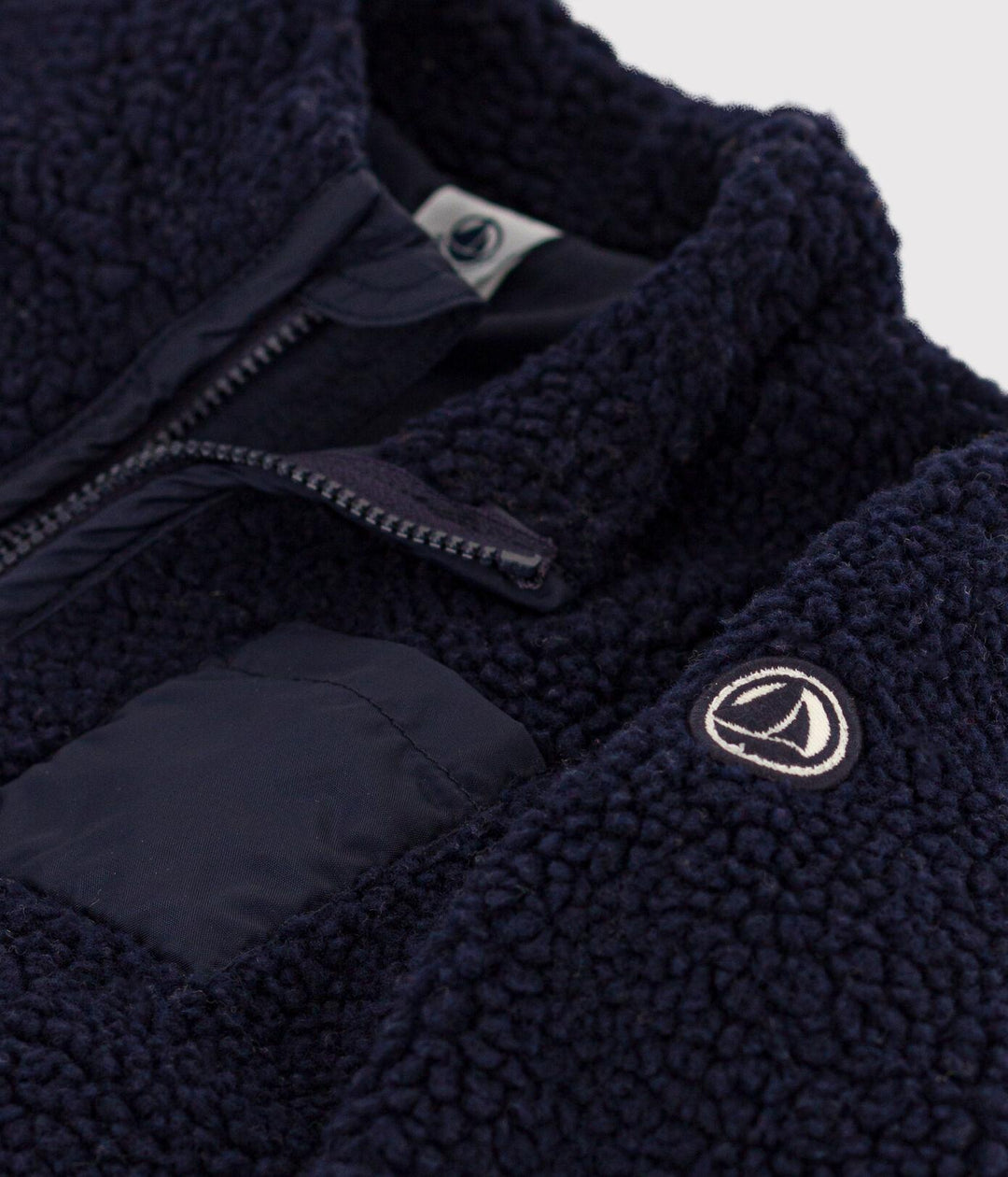 GIACCA IN SHERPA BLU A08Q2 01 PETIT BATEAU 