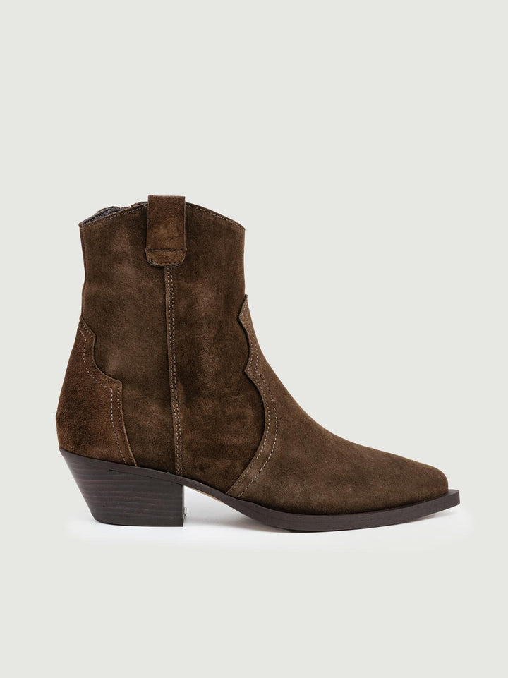 STIVALETTO TEXANO IN CAMOSCIO MUSTANG 5547 33 ALPE 
