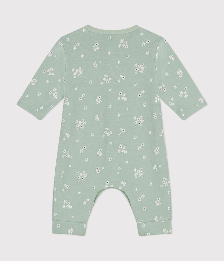 Tutina lunga in tubique a fiorellini A0B76 01 PETIT BATEAU 