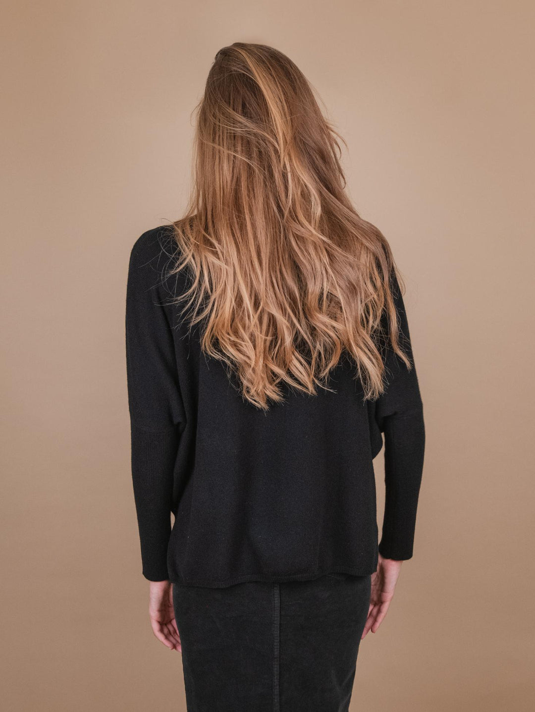 DOLCEVITA OVER IN CASHMERE ECO-FRIENDLY NERO CLARA NERO ABSOLUT CASHMERE 