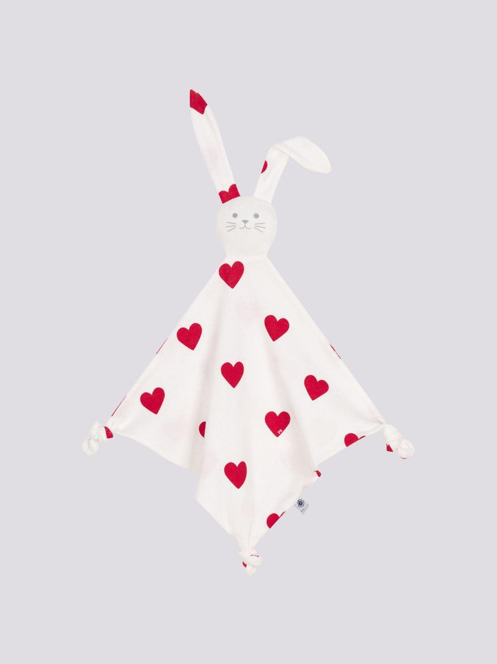 DOUDOU IN COTONE MOTIVO CUORE A09IR 01 PETIT BATEAU 