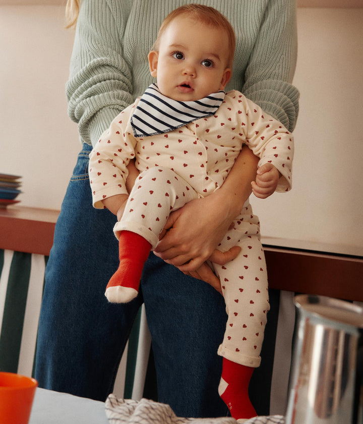 COMPLETO 3 PEZZI IN TESSUTO FELPATO LEGGERO BEBÈ A0AKX 01 PETIT BATEAU 