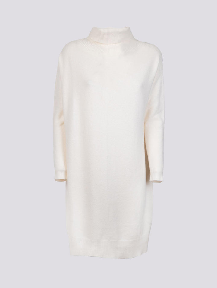 MAGLIA ABITO CON COLLO ALTO PANNA 0370/225 0248 BIMOR 