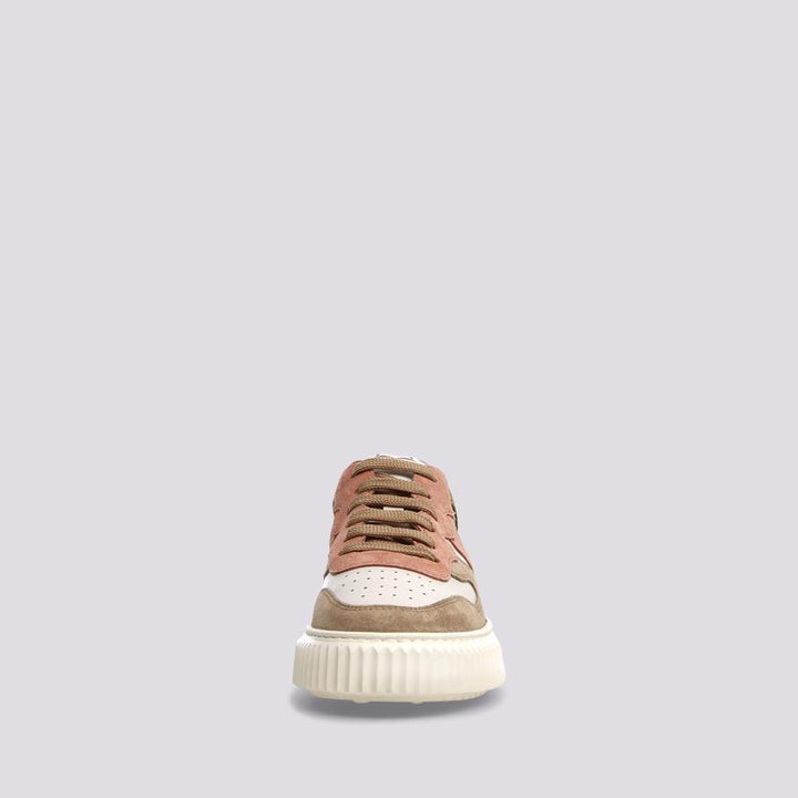Sneaker LAURA rosa e verde 2017528 051E22 VOILE BLANCHE 