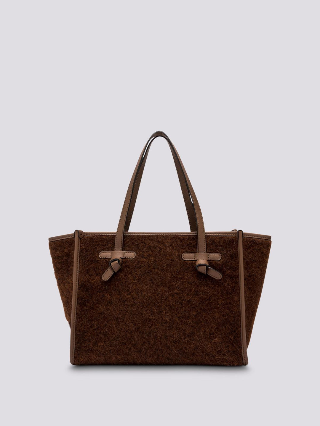 BORSA SHOPPING MARCELLA IN TESSUTO EFFETTO MOHAIR MARRONE BS 6849/23AI FURRY 3423 GIANNI CHIARINI 