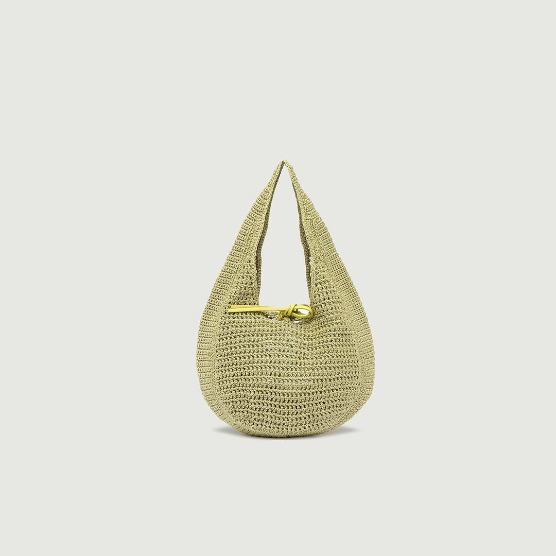 BORSA HOBO EUFORIA ALL' UNCINETTO verde chiaro BS 10816 SMCRH 13313 GIANNI CHIARINI 