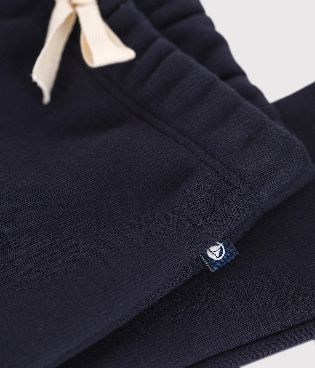 Pantaloni blu scuro in tessuto felpato A0BQ7 01 PETIT BATEAU 