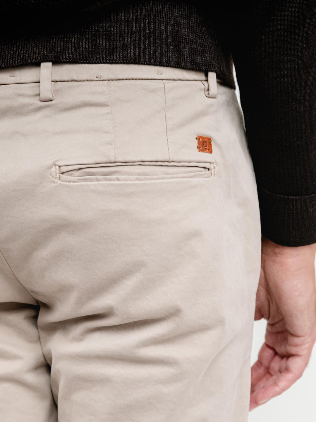 PANTALONE IN COTONE BEIGE T500BRO 775 NOLAB 