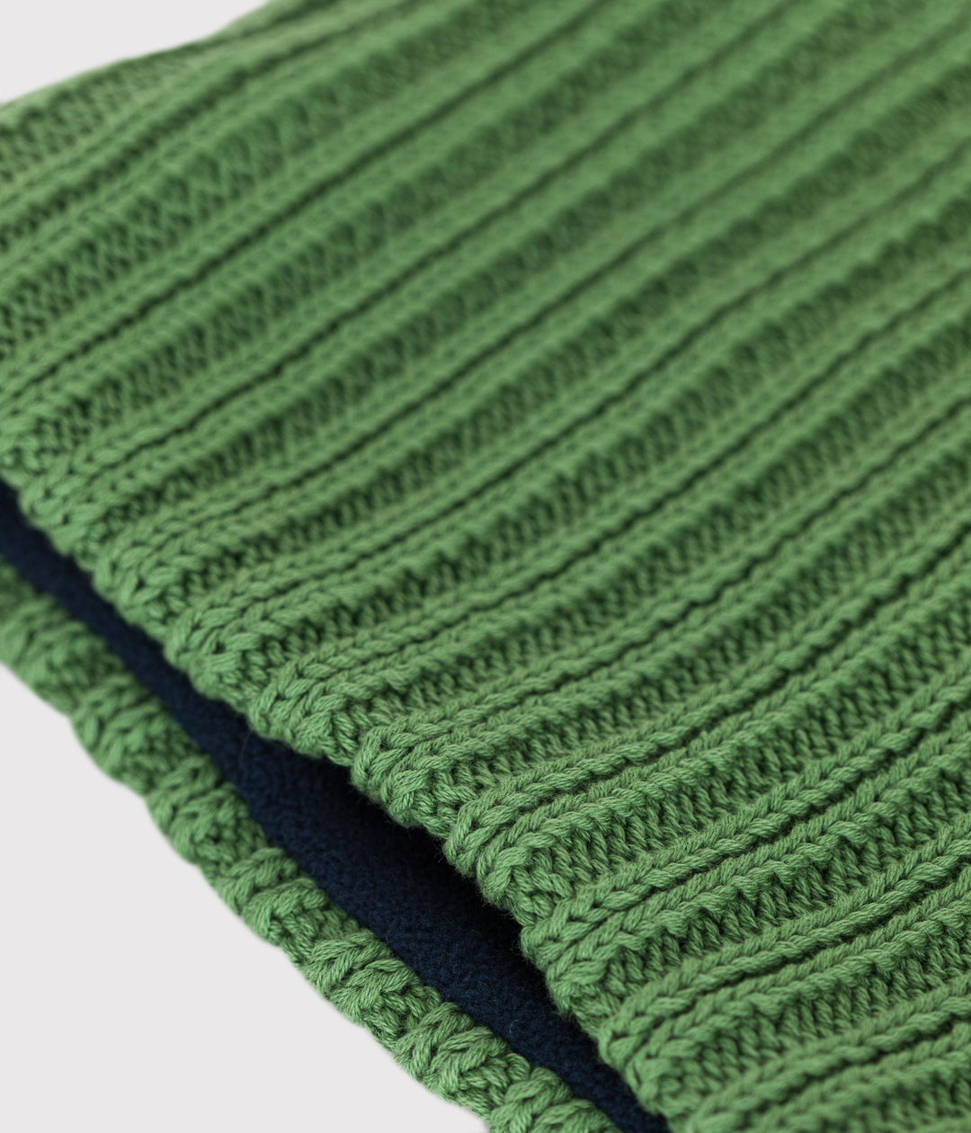 Snood verde in maglia foderata in pile bambino A0BS0 06 PETIT BATEAU 