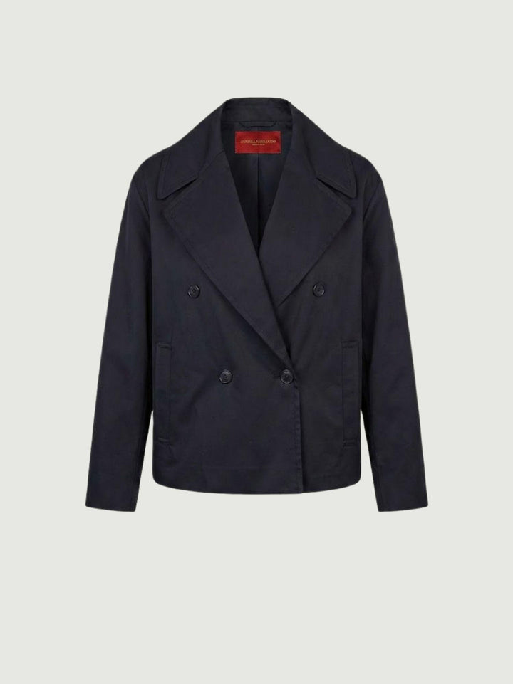 Peacoat corto doppiopetto navy 4595 2258 ANDREA MORANDO 