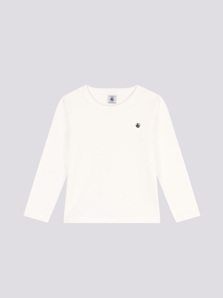T-SHIRT MANICHE LUNGHE BAMBINO A08I1 01 PETIT BATEAU 