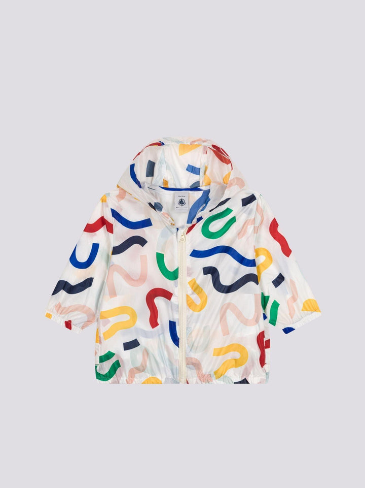GIACCA A VENTO BEBÈ ANTI-UV IN POLIESTERE RICICLATO A09JG 10 PETIT BATEAU 